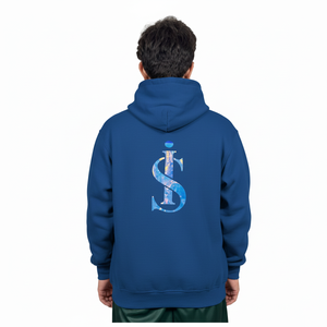 Sweat à capuche personnalisé pour homme en molleton épais 100% coton, fermeture éclair unie, pull-over avec motif imprimé d'hiver, sweat-shirts basiques - Product Image 2