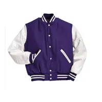 Mode Vestes Matelassé Doublure Personnalisé Chenille Patches Letterman College Hommes Bomber Baseball Varsity Veste Homme