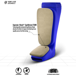 Protège-tibias de boxe Muay Thai MMA en cuir avec logo personnalisé, protection de jambe de haute qualité, coussinets d'entraînement - Product Image 5