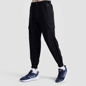 Pantalones Chinos Negros Excel 2.0, Ligeros, de Algodón, Tallas XL a 6XL, Corte Recto con Decoración de Cremallera, Impermeables - Product Image 1