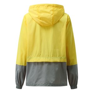 Vestes coupe-vent décontractées en satin polyester pour femmes OEM, vestes de sport de plein air, vestes de course coupe-vent - Product Image 6