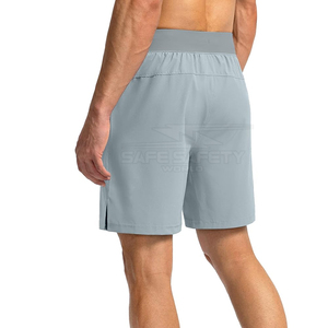 Shorts de sport pour hommes de haute qualité séchage rapide coton Anti-rides motif solide haute conception de rue prix de gros Shorts de fitness - Product Image 3