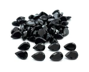 Tourmaline noire naturelle facettée taille brillant 8*12mm certifiée IGI, agate diamant 9mm, pierres de fabrication de bijoux en vrac 3mm - Product Image 1