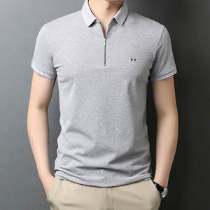 สเวตเตอร์ถักสำหรับผู้ชายเสื้อโปโลแบบสวมหัว, เสื้อโปโลแบบถักสีตัดกันสำหรับฤดูร้อน - Product Image 3