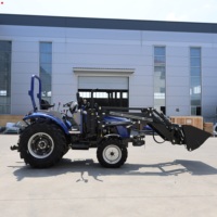 Trattore Agricolo 4WD da 50 CV Euro 5 Stage V con Caricatore Frontale e Attacco a 3 Punti