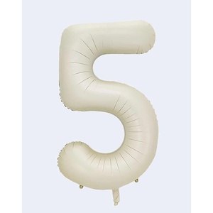 ลูกโป่งปาร์ตี้เลิฟ หมายเลข N5 สีครีม ขนาด 100 ซม. บรรจุ 12 ลูก/ถุง - Product Image 1