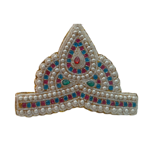 มงกุฎมุกุตไหมพรีเมียมทำมือ สำหรับพระพุทธรูป ใช้ในวัด จำหน่ายจำนวนมาก ราคาดีที่สุด - Product Image 1