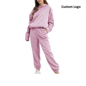 ชุดเสื้อสเวตเตอร์คอกลมแขนยาวมีฮู้ดผ้าฝ้าย - Product Image 6