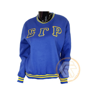 Sudadera Casual Bordada Ecológica de Algodón con Forro Polar para Mujer, Personalizada de Alta Calidad, de Sigma Gamma Rho, para Otoño/Invierno - Product Image 4