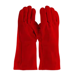Gants de soudage en cuir de vachette de haute qualité résistant aux étincelles ignifuges résistant aux étincelles gants de sécurité pour la protection des mains - Product Image 2