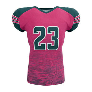 Uniformes de football pour adultes, impression personnalisée en gros, maillots de football américain, tissu en maille à séchage rapide, service OEM - Product Image 6