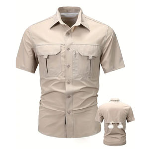 Camisa de Uniforme Mecánico OEM/ODM, Poliéster Fluorescente de Alta Visibilidad, Ropa de Trabajo Resistente, Diseño Personalizado - Product Image 6