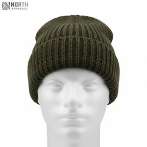 Gorro de Cricket Holgado Personalizado para Hombre, de Lana Azul con Logotipo Bordado en la Parte Delantera y Elástico en el Interior, Estilo Inglaterra, Escocia, Australia - Product Image 1