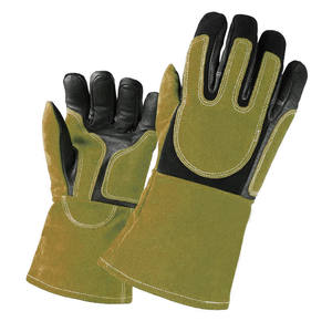 Gants de soudage en cuir véritable de la meilleure qualité dans un design à la mode multicolore avec caoutchouc pour la sécurité alimentaire - Product Image 5