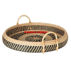 ถาดเสิร์ฟหวายลายแฟนซีถาดเสิร์ฟหวายแบบคลาสสิกดีไซน์สวยงานแฮนด์เมด - Product Image 6