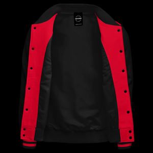 OEM Custom Men's High Quality Bomber <b>Jacket</b> Navy <b>Waterproof</b> Letterman CollegeBaseballjacket for men DDP Shipping - Product Image 5