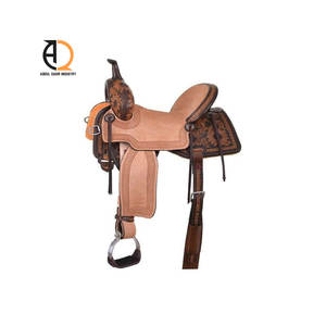 Sillas de Montar Occidentales de Cuero, Productos para Carreras de Caballos Inglesas, Almohadillas para Montar a Caballo - Product Image 2