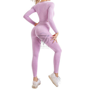 Ensemble 2 pièces de leggings et haut de yoga pour femmes - Vêtements de sport respirants, à séchage rapide et écologiques pour la gym et le fitness - Product Image 6