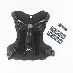 Arnés para Perro UMIONE Personalizado, Impermeable, Recargable, con Luz LED Reflectante Intermitente, Certificado CE, <span class=keywords><strong>de</strong></span> Nailon y Plástico para <span class=keywords><strong>Seguridad</strong></span> Nocturna - Product Image 4