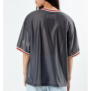 Camisetas de Malla Sublimadas Personalizadas al por Mayor, Uniformes Deportivos de Malla de Secado Rápido con Manga Corta y Estampado de Logotipo para Mujer - Product Image 2