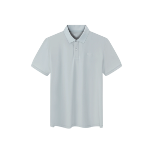 Polo ERKE pour homme en microfibre 100 % polyester, tissu tricoté respirant, brodé, gris foncé uni, taille XL, 11225203076-101 - Product Image 1