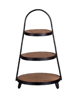 Nhà sản xuất 2 Tier bảng Top bánh bằng gỗ đứng bao gồm bán buôn tùy chỉnh thực hiện đa Tier bánh đứng gỗ Tier bánh đứng - Product Image 4