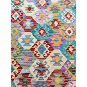 Alfombra Kilim de Maimana, Afganistán, 284 x 203 cm, Alfombras y Juegos de Alfombras Tradicionales Afganas - Product Image 1