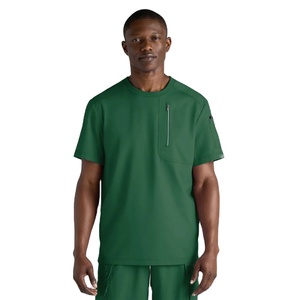 OEM Private Label <b>Men</b> Hospital Scrub Undershirt Breathable Medical <b>Base</b> <b>Layer</b> Nurse Doctor Inner Tee for <b>Men</b> - Product Image 1
