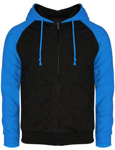 Sudadera con capucha Varsity informal para hombre, cierre de cremallera de invierno, 100% algodón, patrón sólido, servicio OEM, impresión Digital, lavado, procesado - Product Image 3