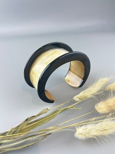 Prix de gros boutons de manchette en corne écologiques faits à la main avec des formes personnalisées pour la mode durable Par HF CRAFTS - Product Image 4