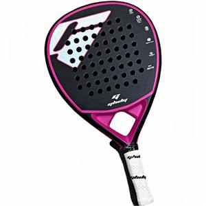 Padel Tennis Racket Carbon Fiber Hot Sale Trending Popular Style Beach Tennis Paddle <b>Racquet</b> 3K 12K 18K - Product Image 3