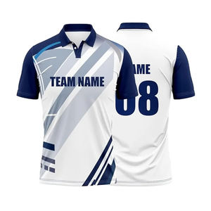 Camiseta de Cricket de Alta Calidad Recién Fabricada en Venta, Nuevo Diseño 2025, Logotipo Personalizado, Camiseta de Equipo de Cricket - Product Image 1
