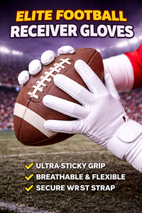 Gants de football pour receveurs avec grip ultra-adhérent, respirants, ajustement confortable, sangle de poignet sécurisée – Vente directe usine, commandes en gros pour équipes - Product Image 2