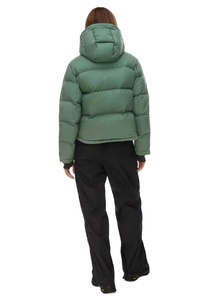 OEM Custom Design Wholesale High Quality <b>Cropped</b> Duck Warm Heated Winter <b>Women</b> Windproof Plus Size <b>Puffer</b> <b>Jacket</b> - Product Image 4