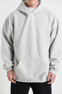 Sudadera con Capucha Informal para Hombre, Estilo Urbano, Color Sólido, 100% Algodón, para Gimnasio y Fitness, Venta al Por Mayor - Product Image 5