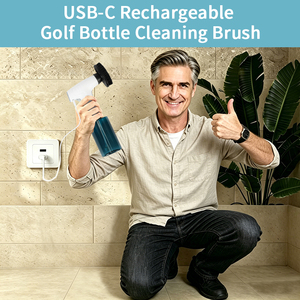 Cepillo Eléctrico para Limpiar Palos de <span class=keywords><strong>Golf</strong></span>, Recargable por USB, con Rociador de Agua, Herramienta Portátil para Limpiar Pelotas de <span class=keywords><strong>Golf</strong></span>, Accesorios Profesionales de <span class=keywords><strong>Golf</strong></span> - Product Image 6