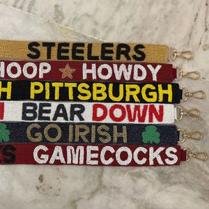 Correa de Bolso con Cuentas Estilo Boho Chic, Accesorio de Moda Inspirado en el Día del Partido para Estudiantes Universitarios, Accesorios Especiales para Bolsos - Product Image 1