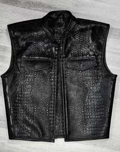 Veste en jean en cuir personnalisable de haute qualité unisexe 100% coton Style décontracté pour l'hiver avec logo brodé - Product Image 6