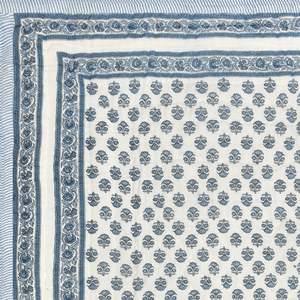 Handmade Cotton Kantha <b>Quilt</b> Single Size (150x225 Cm) for Light Winters and <b>Summer</b> Block Print Pattern for Babies - Product Image 3