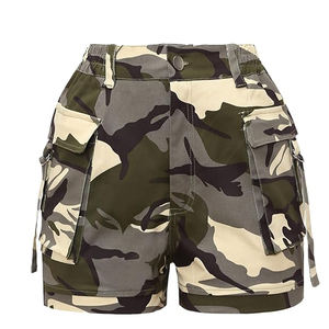 กางเกงขาสั้นคาร์โก้สำหรับผู้หญิงกางเกงขาสั้นคาร์โก้แบบลำลองสำหรับผู้หญิงดีไซน์ตามสั่งผลิตจากโรงงาน - Product Image 1