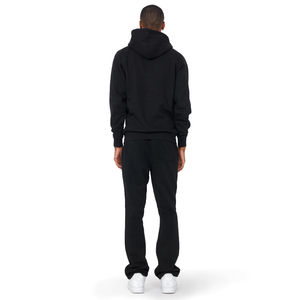 Venta al por mayor de alta calidad Puff impresión apilada trajes de sudor para los hombres de dos piezas pantalones acampanados sudaderas con capucha conjuntos de secado rápido trajes de chándal para hombres - Product Image 2