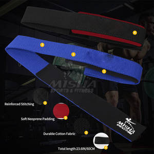 Nouveau Style Néoprène Fitness Formation Haltérophilie Gym Sangles Personnalisé Tissu Exercice Accessoires - Product Image 6