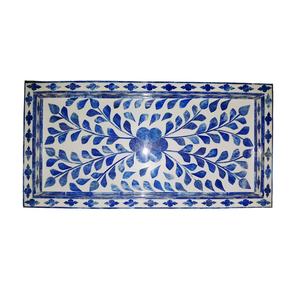 Elegante bandeja para servir huesos con incrustaciones de perlas madre hechas a mano, la mejor calidad, precio al por mayor de Crescent Crafts - Product Image 2