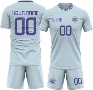 ชุดเสื้อเจอร์ซีย์ใส่เล่นฟุตบอลชุดกีฬาเสื้อไม่มีลายแห้งเร็วงานตามสั่ง - Product Image 3