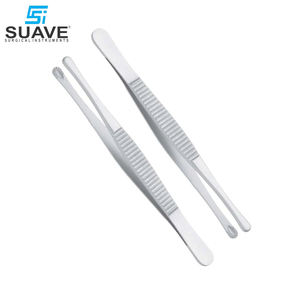 Haute qualité forme droite en acier inoxydable nouveauté produit outils à main pince à tissu chirurgical par SUAVE INSTRUMENTS SURGICAUX - Product Image 3
