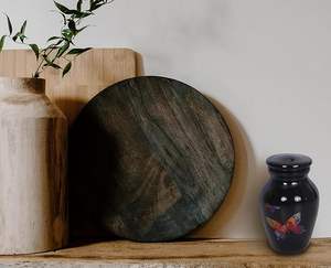 Butterfly Small <b>Urn</b> <b>for</b> Human <b>Ashes</b> - Cremation <b>Urns</b> <b>for</b> Adult <b>Ashes</b> - <b>Mini</b> Keepsake Burial <b>Urn</b> <b>for</b> Male, Female - <b>Mini</b> Decorati - Product Image 2