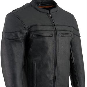 Vestes en cuir tendance, nouvelle collection, vente en gros, sur mesure, logo personnalisé, haute qualité, cuir de vachette véritable, pour hommes - Product Image 2