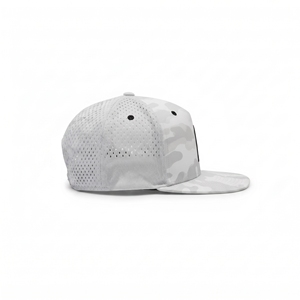 Gorra Snapback de Camuflaje Gris con Visera Plana, 6 Paneles, Logotipo Bordado, Venta al por Mayor, Personalizada, Alta Calidad, OEM, ODM, MOQ Bajo, Gorra para Exteriores - Product Image 4