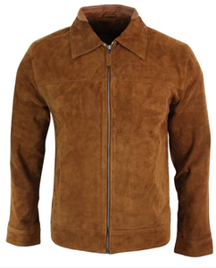 Esprit High Quality Men's Slim Fit <b>Suede</b> Leather <b>Jacket</b> Multi-Pocket Zipper Popular Warm High Street Fashion for Men and <b>Women</b> - Product Image 1