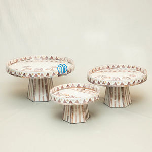 Lujoso encanto exquisitamente diseñado sofisticación para su decoración madre de perla soporte para pastel de chocolate de Vietnam - Product Image 3